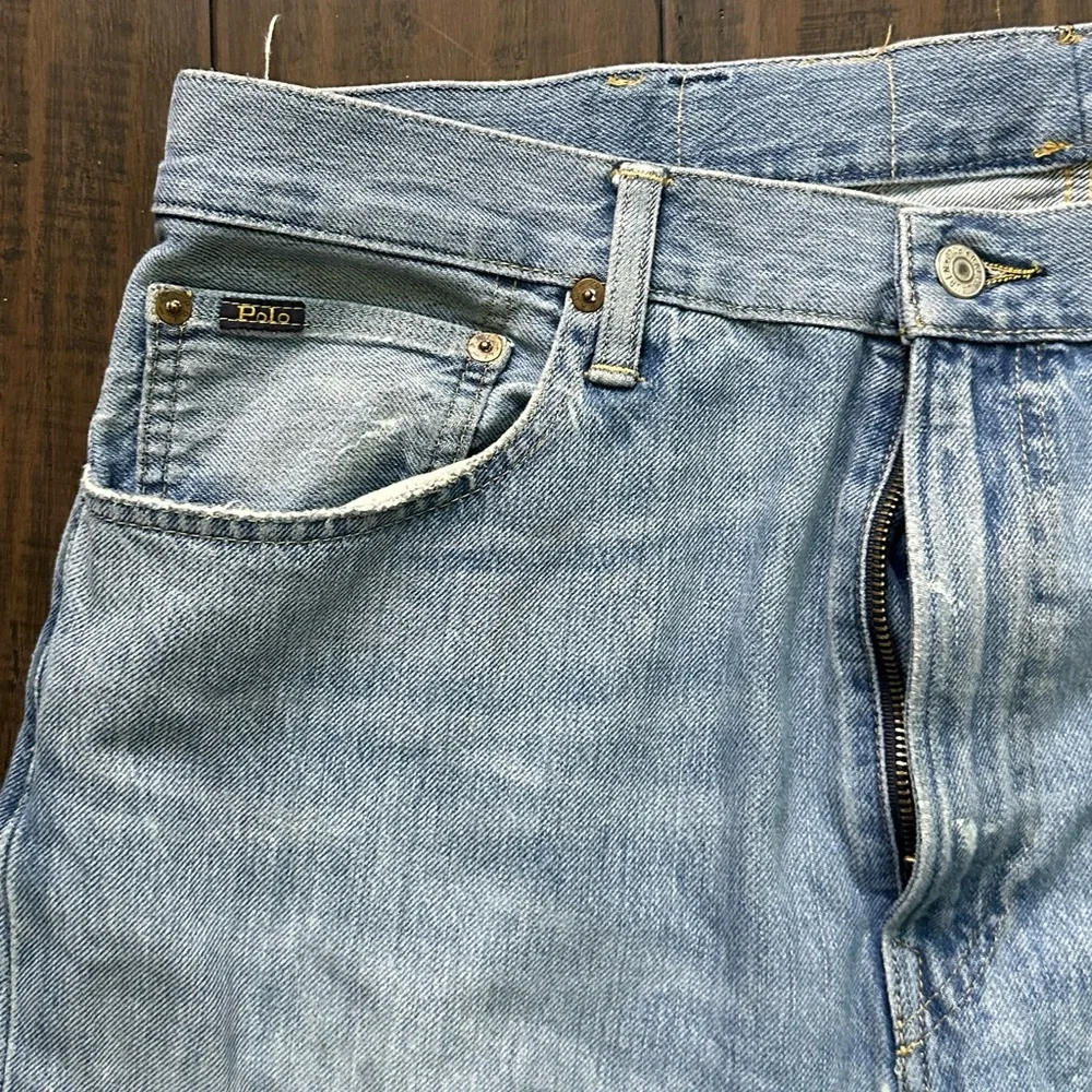 Ralph Lauren Men's Light Blue Straight Jeans